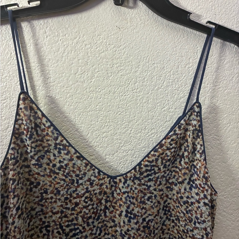 Zara Navy Speckled Camisole Top XS - Picture 5 of 10